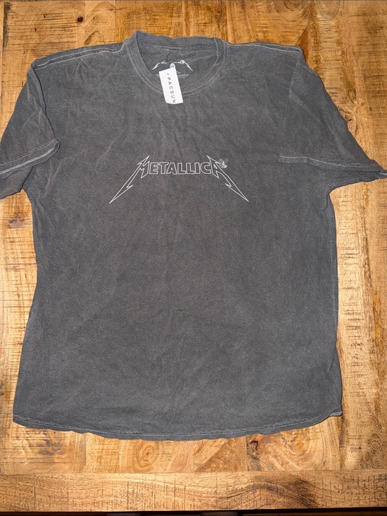 PacSun Other - PacSun Men's Metallica Logo Tee in Washed Black
